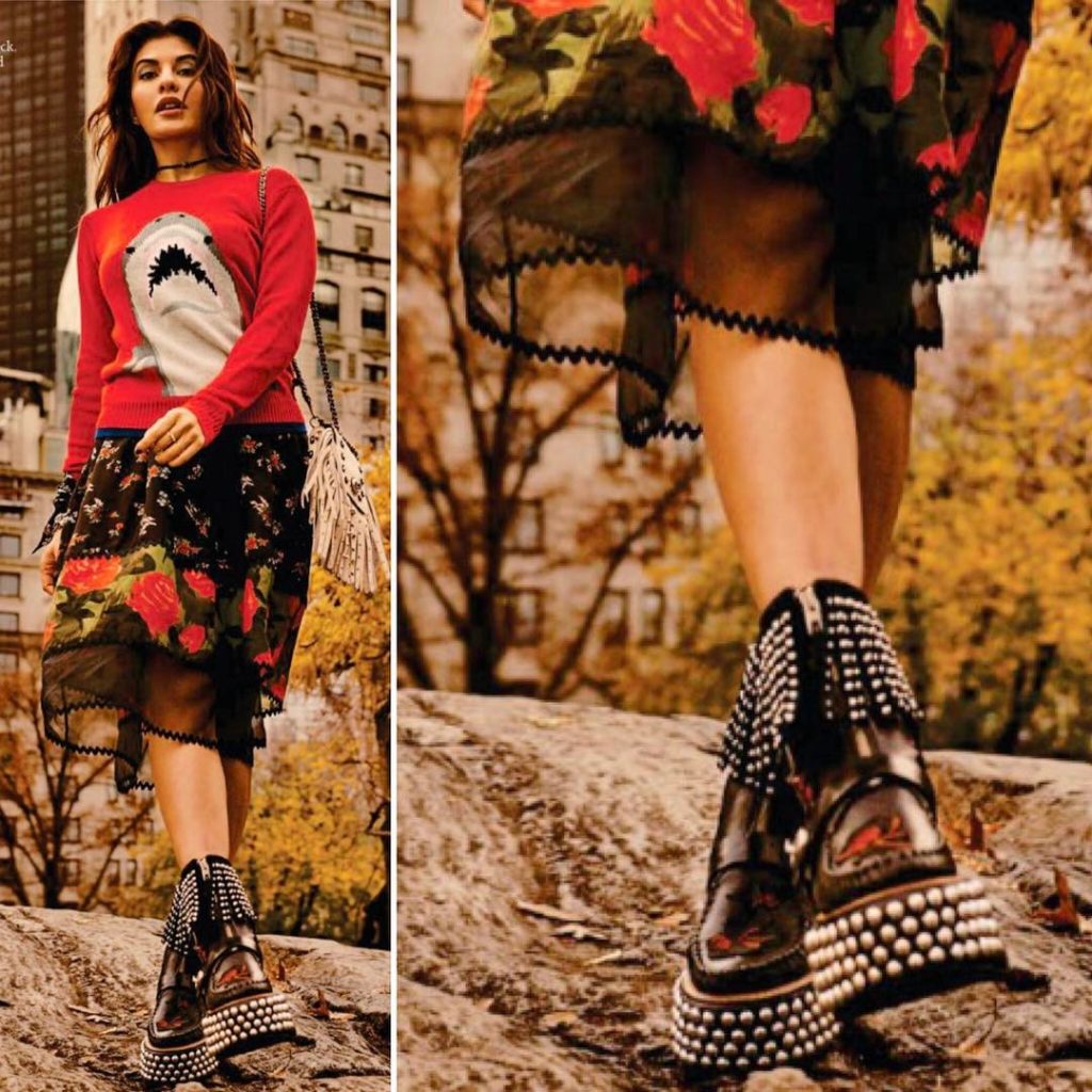 Jacqueline Fernandez Photoshoot for Grazia India Magazine February 2017 Image 2