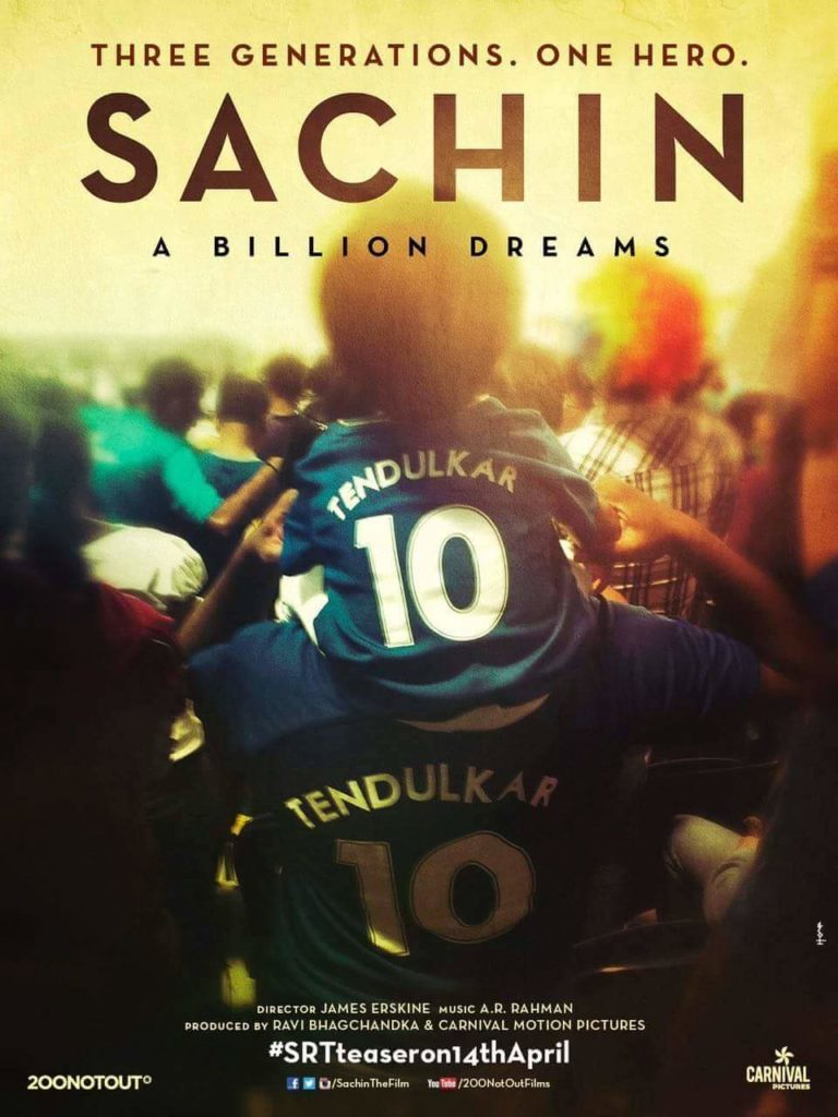 Sachin- A Billion Dreams Movie Poster 3 - India Release 2017