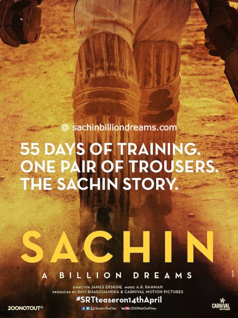 Sachin- A Billion Dreams Movie Poster 5 - India Release 2017