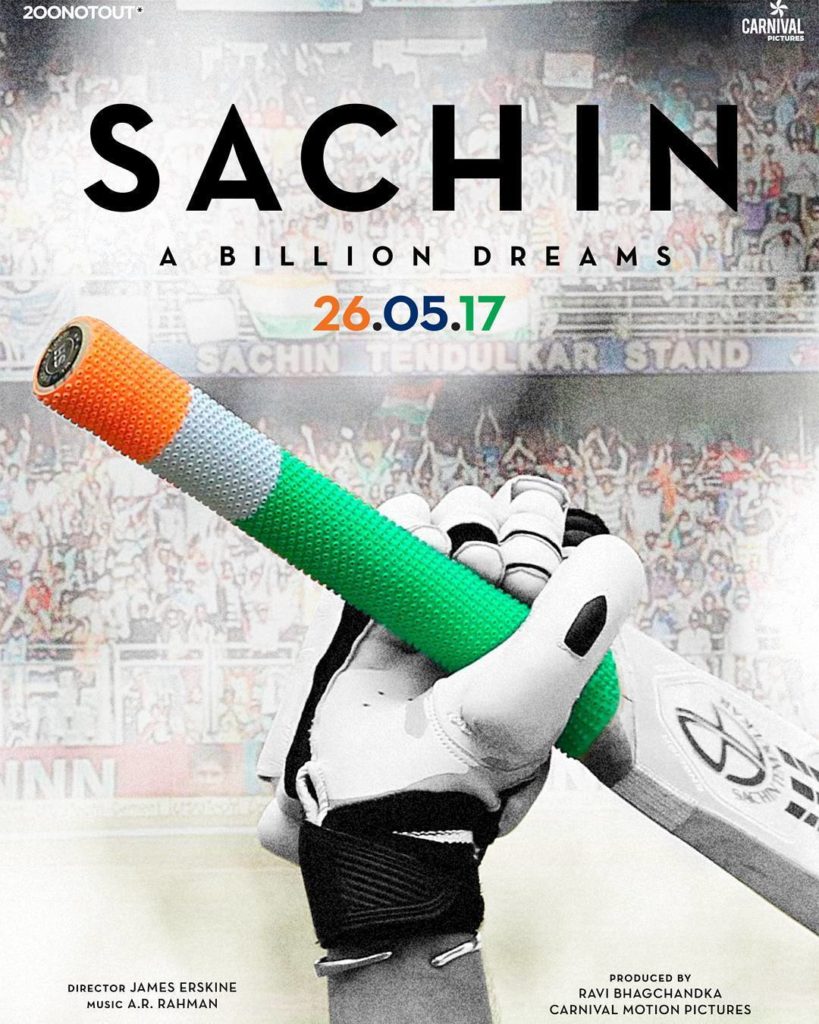Sachin- A Billion Dreams Movie Poster - India Release 2017