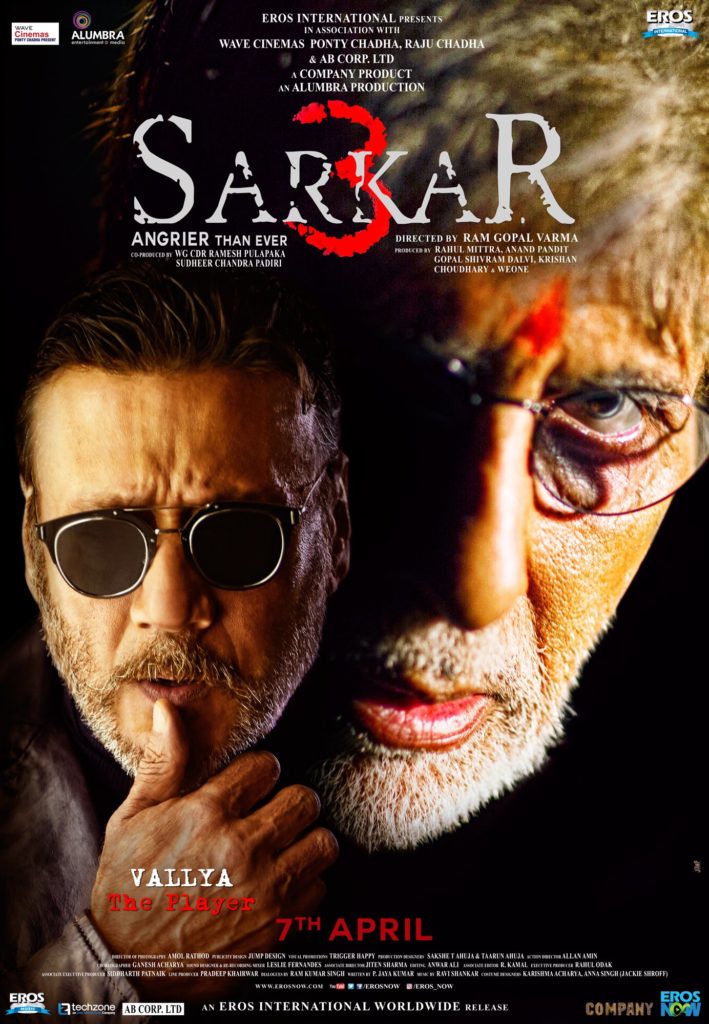 Sarkar 3 Character Poster- Jackie Shroff