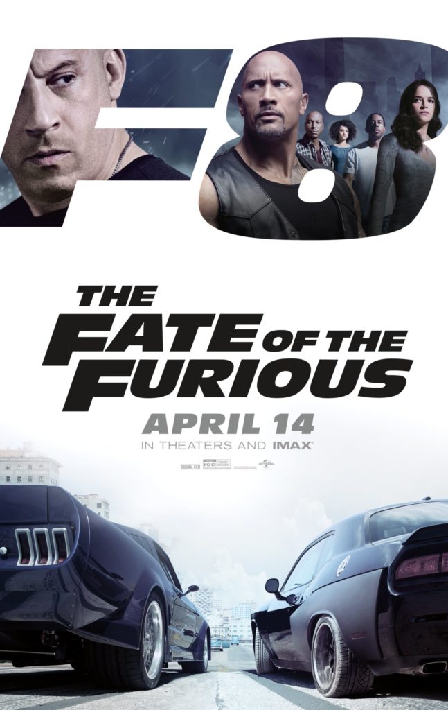 The Fate of the Furious Movie Poster - India Release 2017