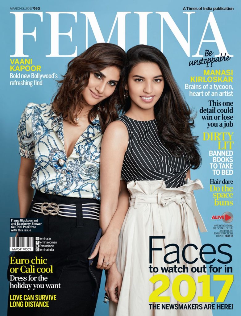 Vaani Kapoor On Cover of Femina India Magazine March 2017