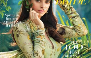 Aditi Rao Hydari On The Cover of Harpers Bazaar Bride Magazine March 2017