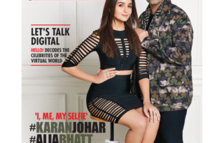 Alia Bhatt and Karan Johar On The Cover of Hello India Magazine March 2017