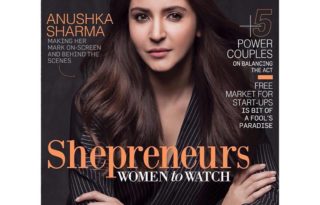 Anushka Sharma On The Cover Of Entrepreneur India Magazine March 2017