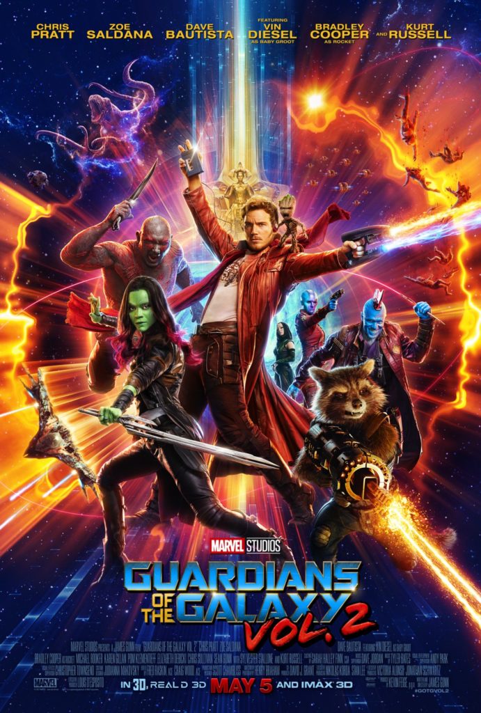 Guardians of the Galaxy Vol 2 Movie Poster 2- India Release 2017
