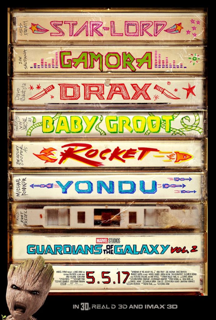 Guardians of the Galaxy Vol 2 Movie Poster 4 - India Release 2017