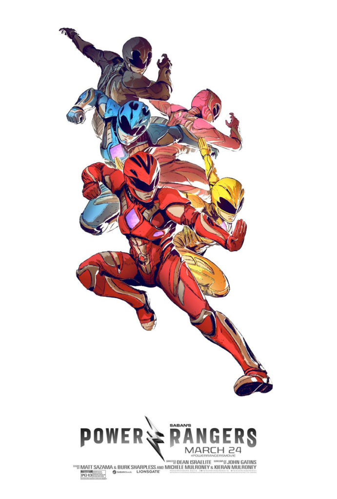 Power Rangers New Movie Poster - India Release 2017